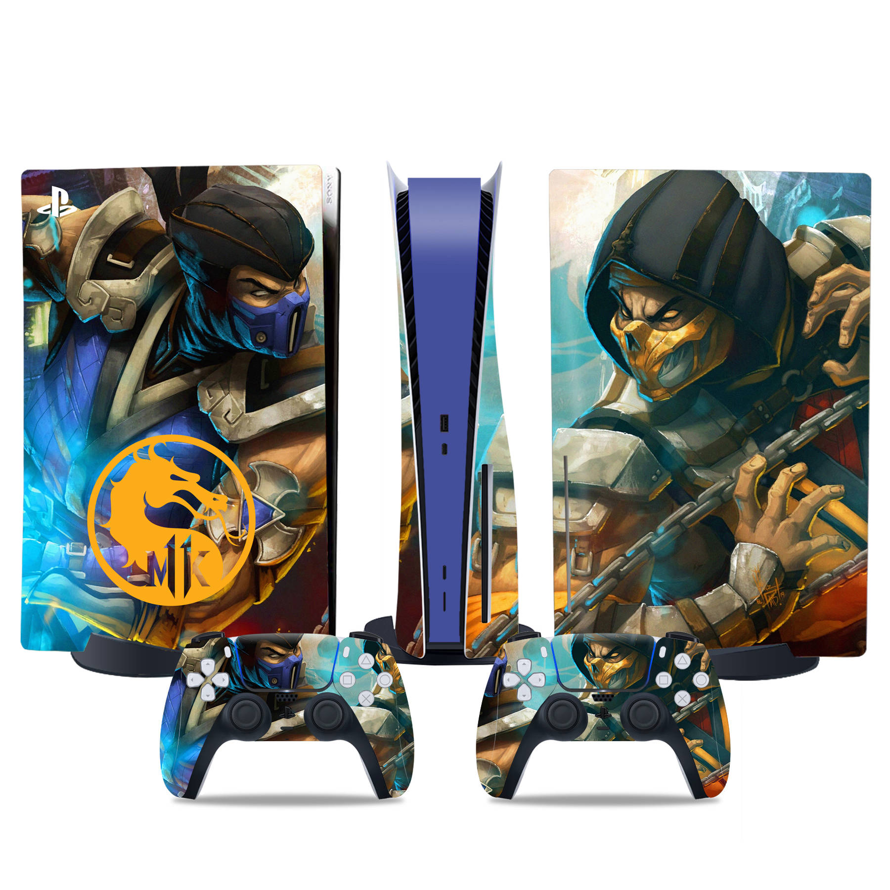 PS5 Disc Edition Skin Decal Sticker, Custom Vinyl Wrap Cover for PS5 Disc sticker TN-DiskPS5-4668