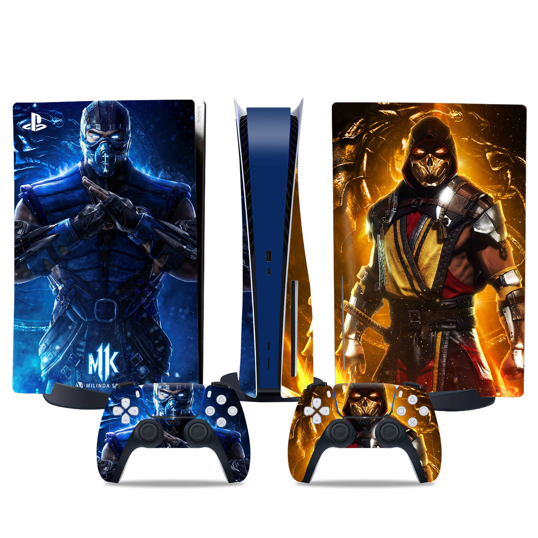PS5 Disc Edition Skin Decal Sticker, Custom Vinyl Wrap Cover for PS5 Disc sticker TN-DiskPS5-4669