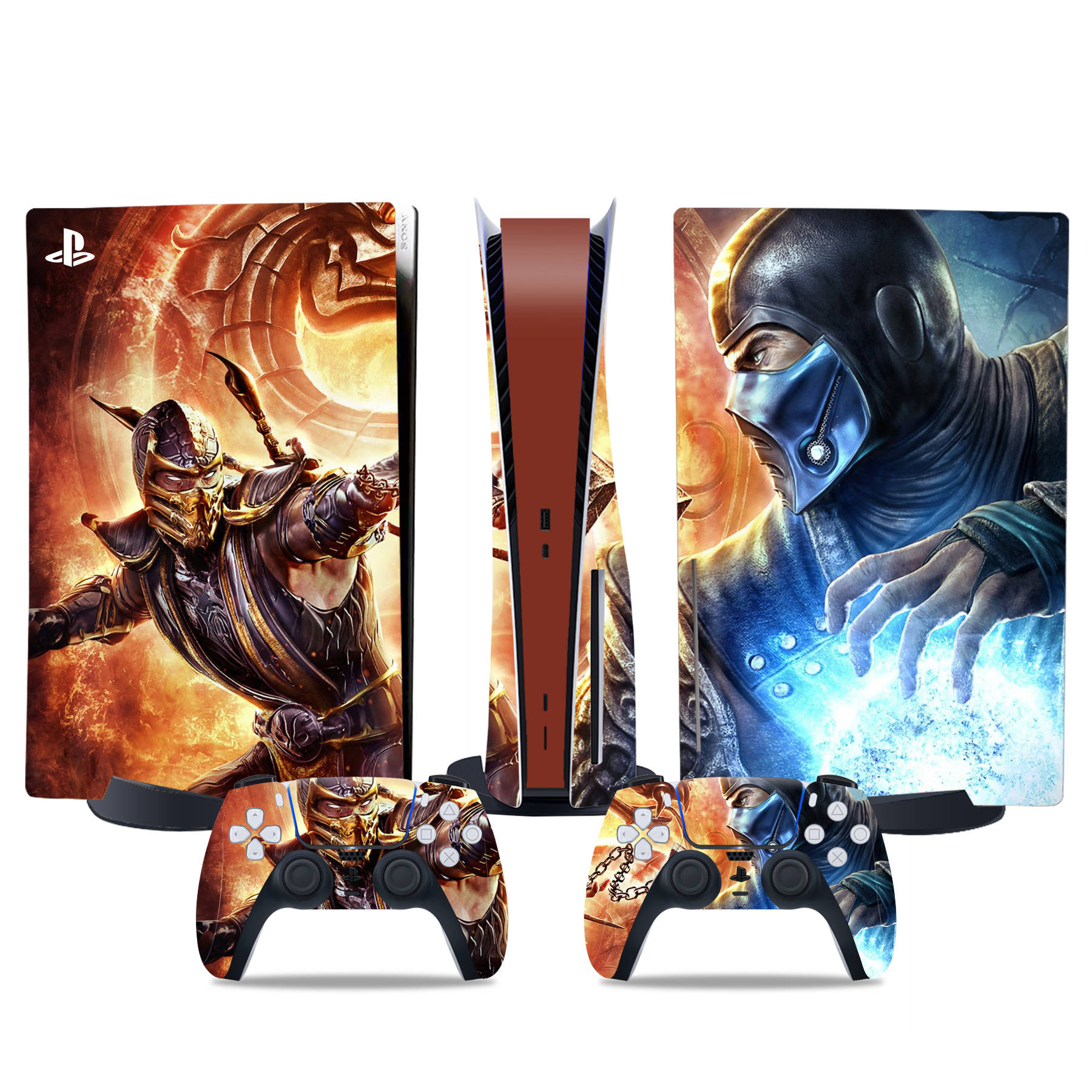 PS5 Disc Edition Skin Decal Sticker, Custom Vinyl Wrap Cover for PS5 Disc sticker TN-DiskPS5-4666