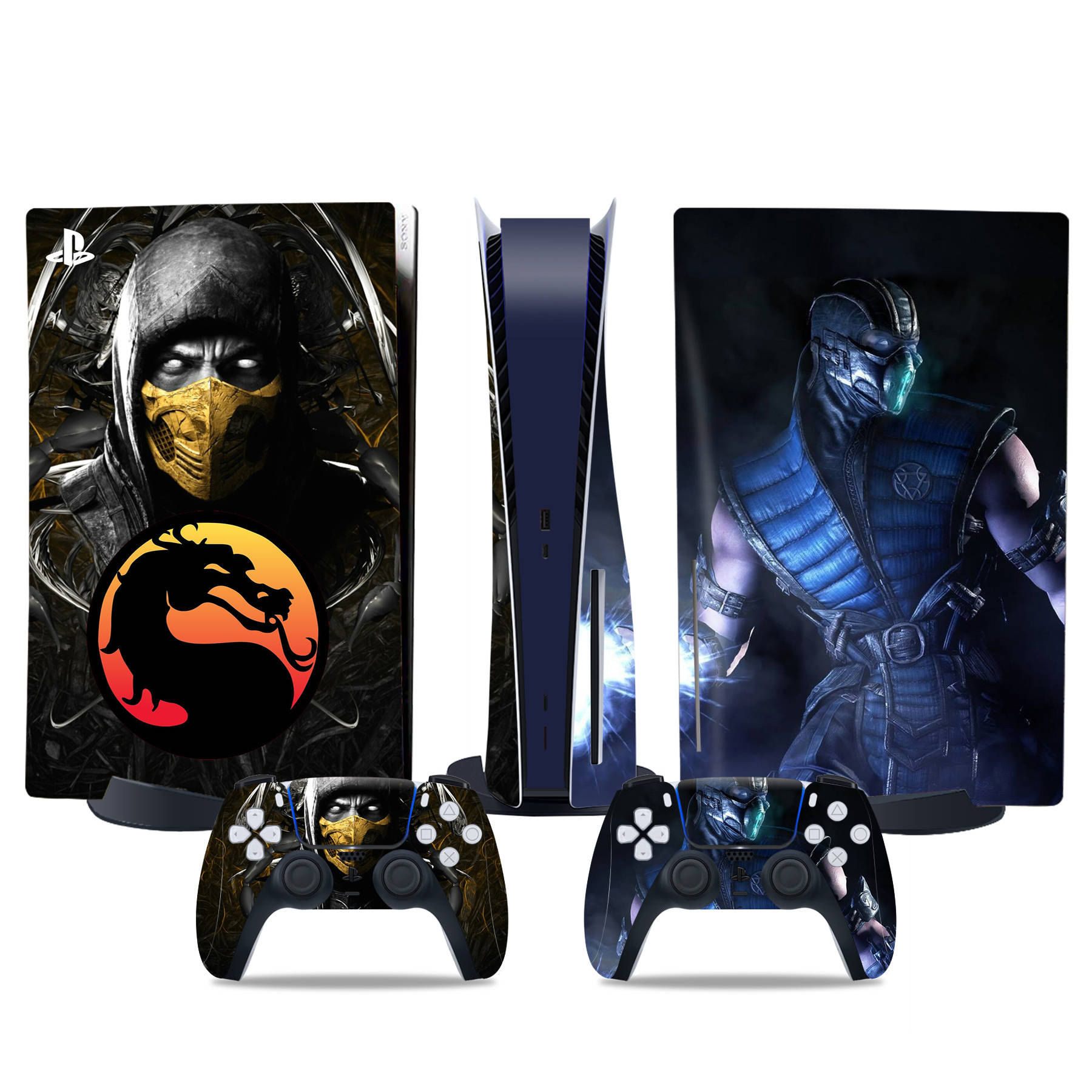 PS5 Disc Edition Skin Decal Sticker, Custom Vinyl Wrap Cover for PS5 Disc sticker TN-DiskPS5-4673