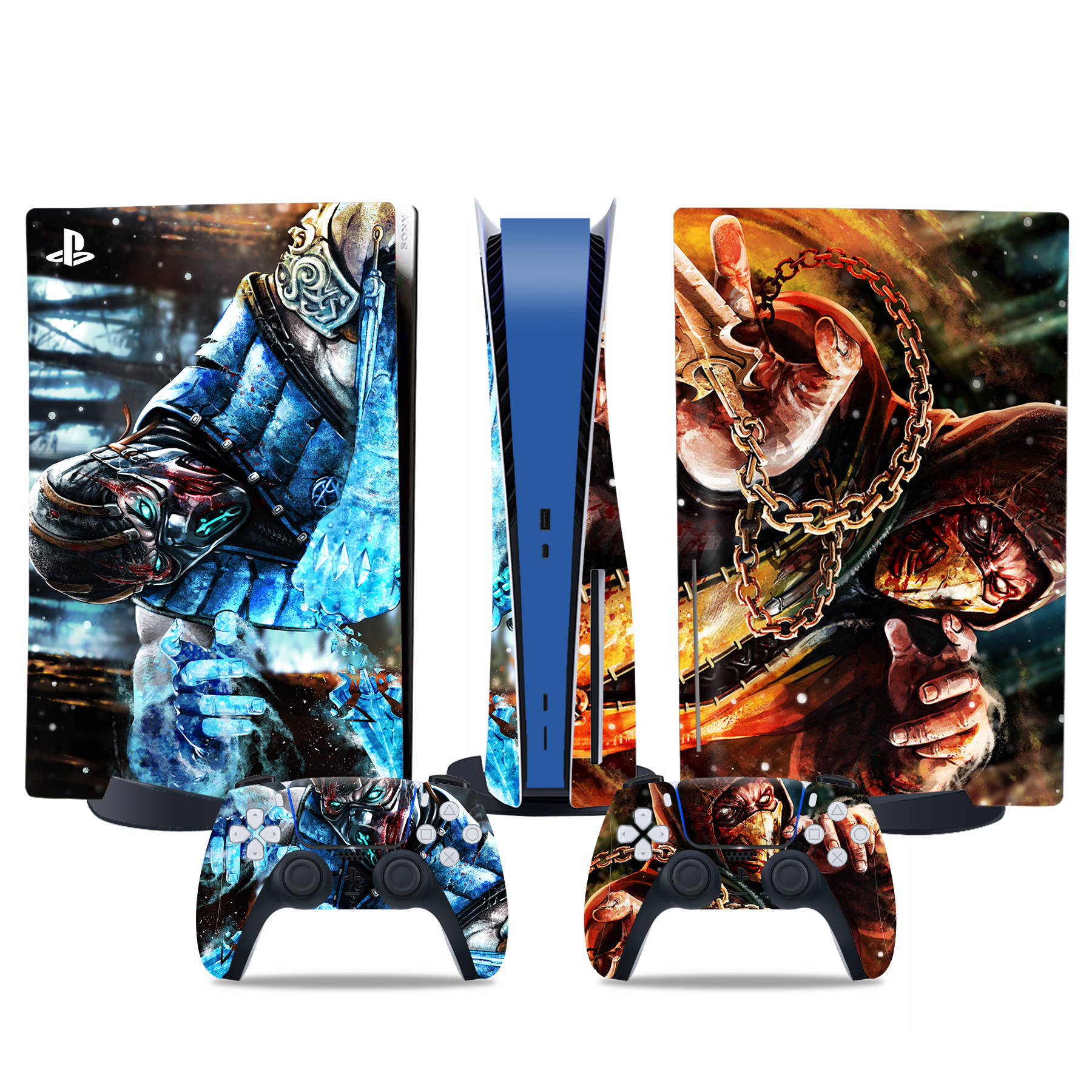 PS5 Disc Edition Skin Decal Sticker, Custom Vinyl Wrap Cover for PS5 Disc sticker TN-DiskPS5-4676