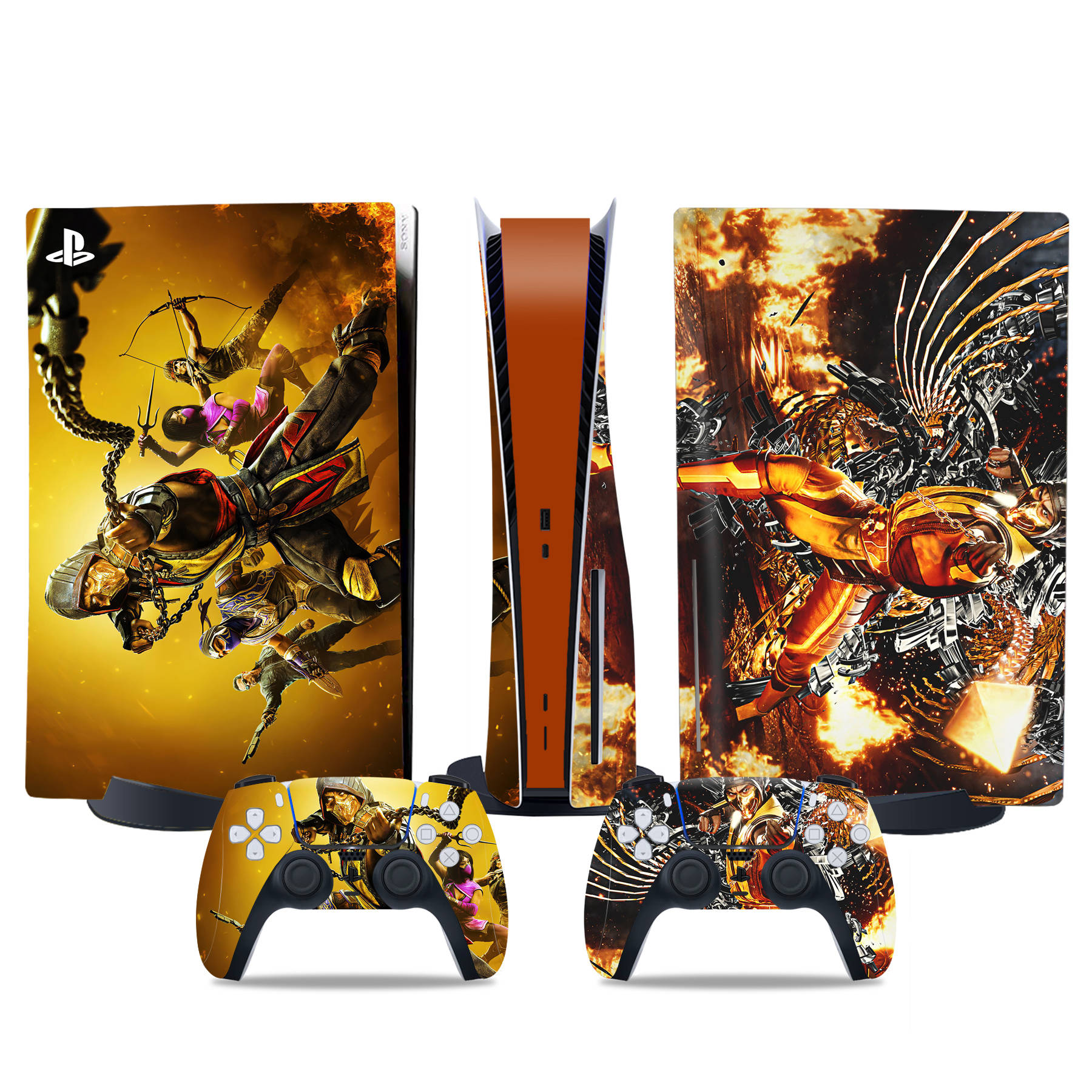PS5 Disc Edition Skin Decal Sticker, Custom Vinyl Wrap Cover for PS5 Disc sticker TN-DiskPS5-4682