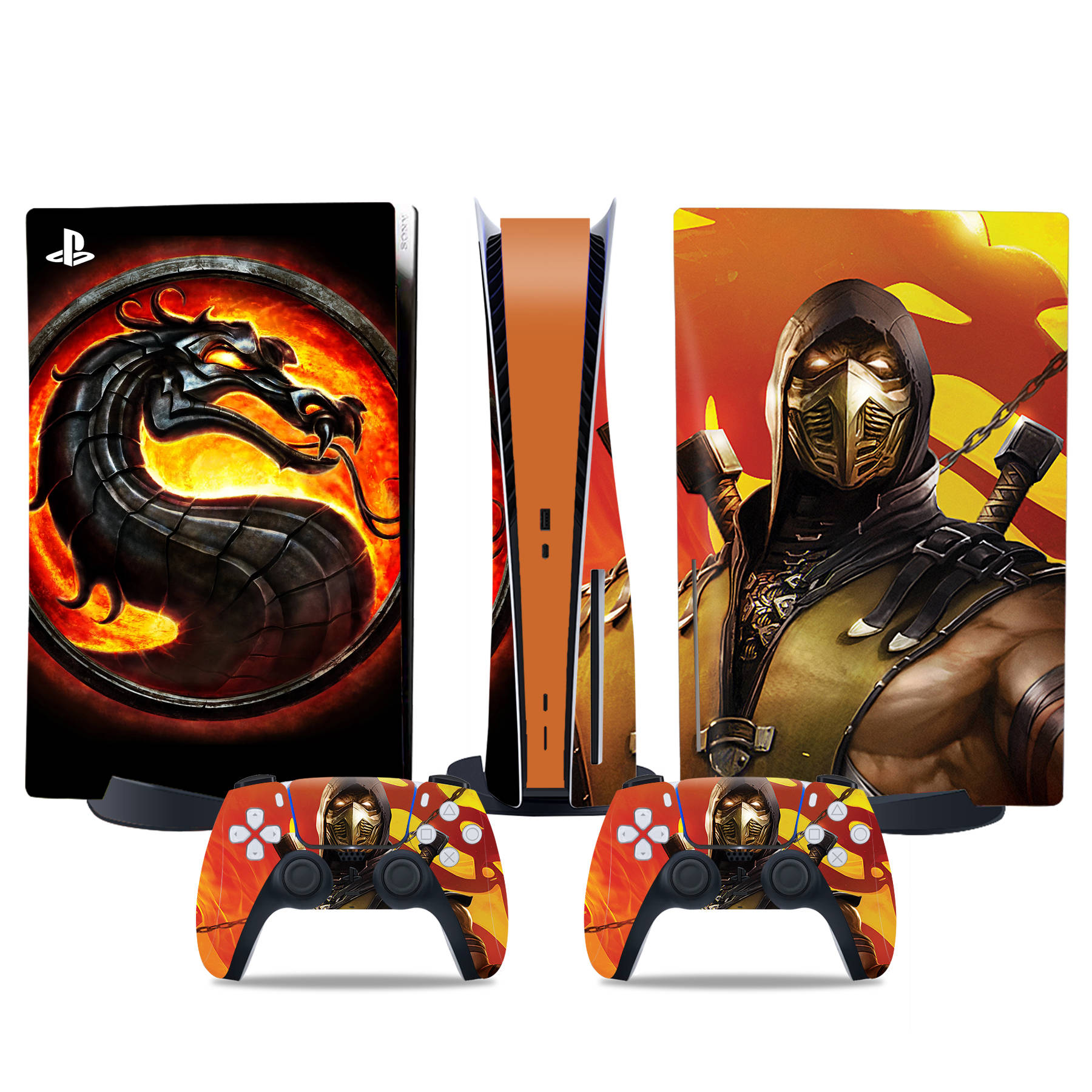 PS5 Disc Edition Skin Decal Sticker, Custom Vinyl Wrap Cover for PS5 Disc sticker TN-DiskPS5-4689