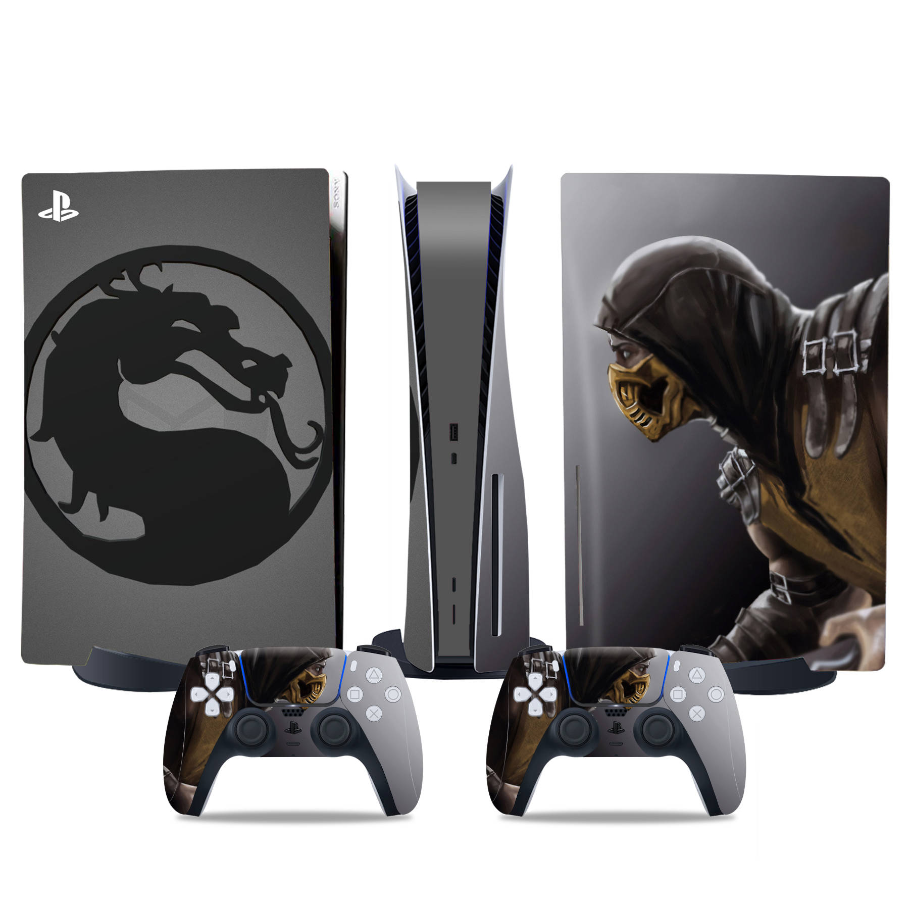 PS5 Disc Edition Skin Decal Sticker, Custom Vinyl Wrap Cover for PS5 Disc sticker TN-DiskPS5-4694