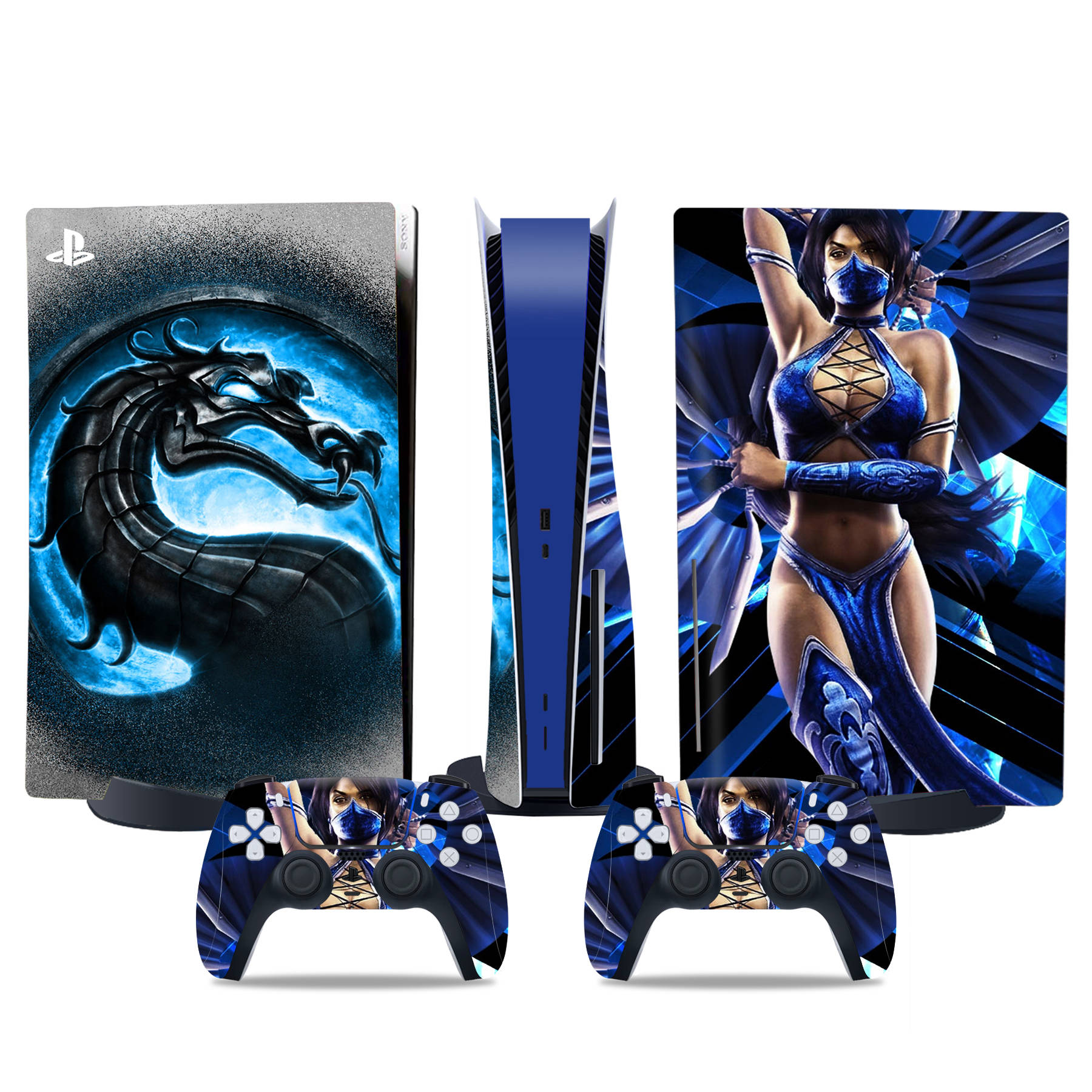 PS5 Disc Edition Skin Decal Sticker, Custom Vinyl Wrap Cover for PS5 Disc sticker TN-DiskPS5-4690
