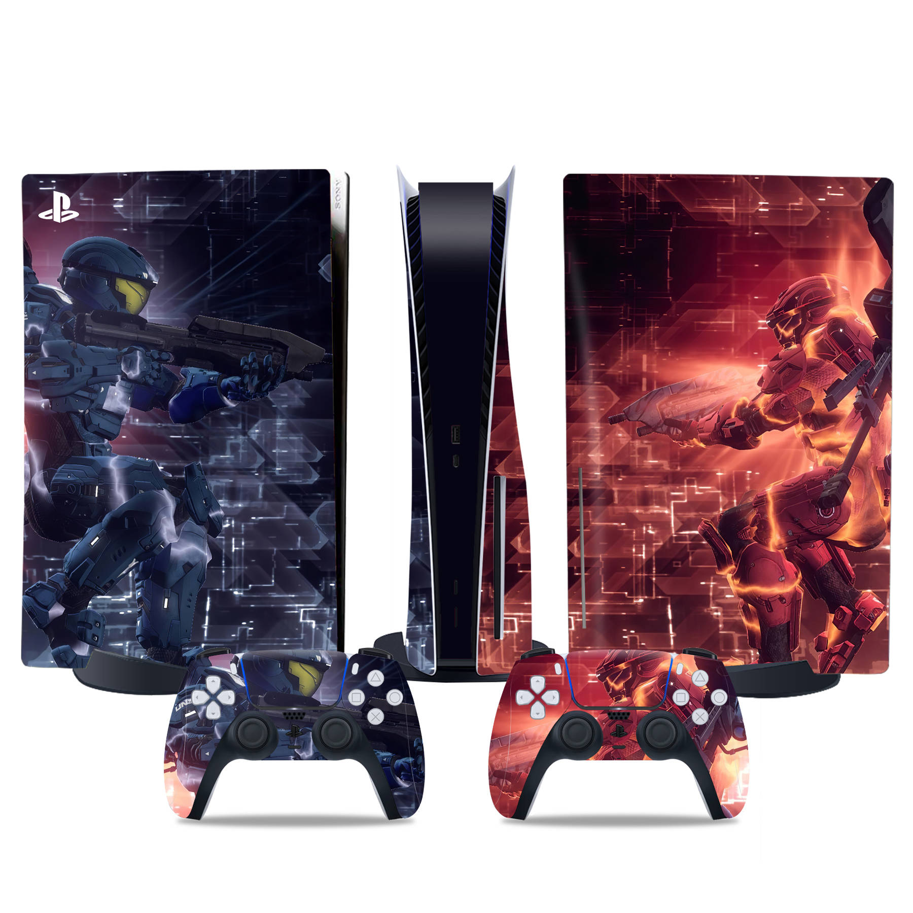 PS5 Disc Edition Skin Decal Sticker, Custom Vinyl Wrap Cover for PS5 Disc sticker TN-DiskPS5-4700