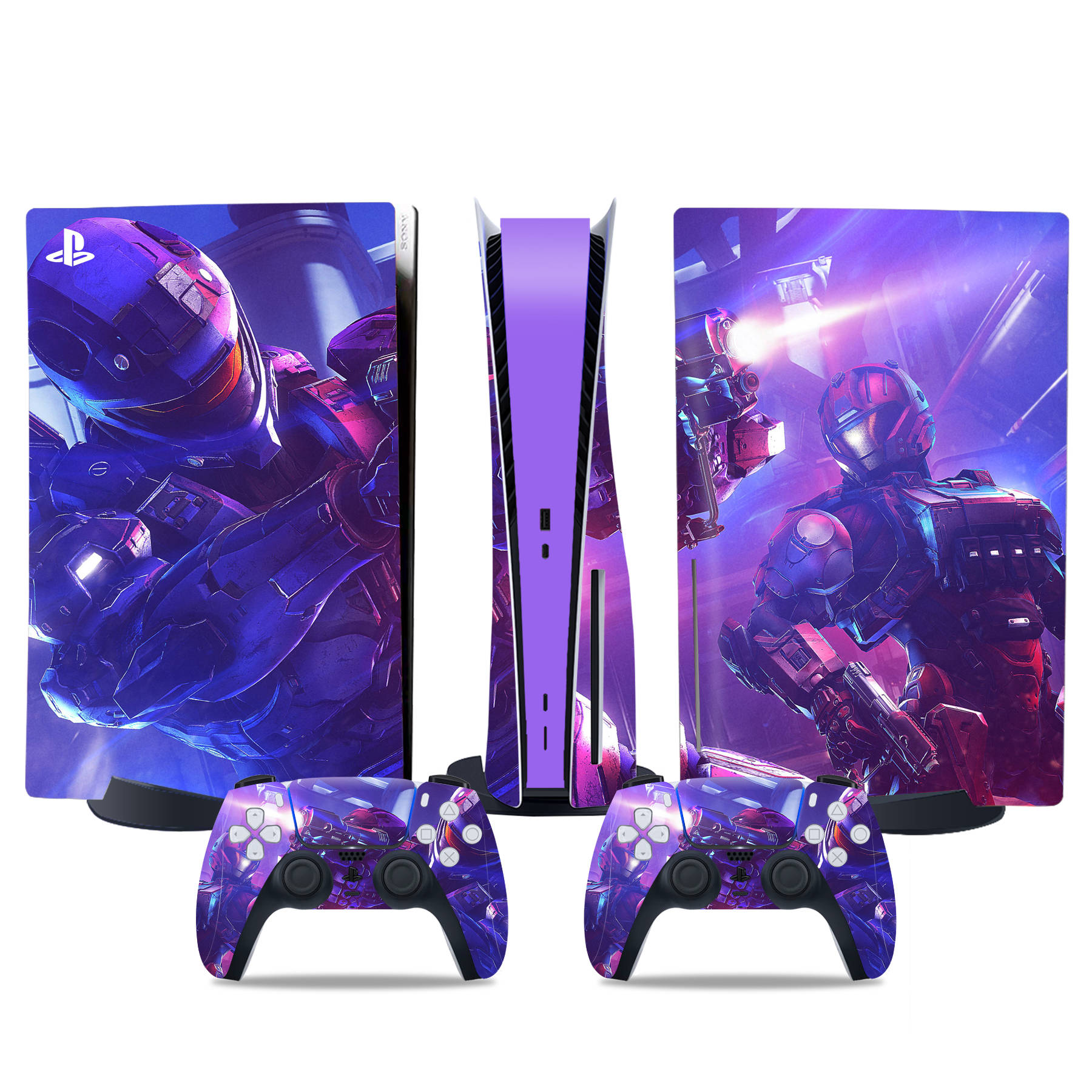 PS5 Disc Edition Skin Decal Sticker, Custom Vinyl Wrap Cover for PS5 Disc sticker TN-DiskPS5-4714