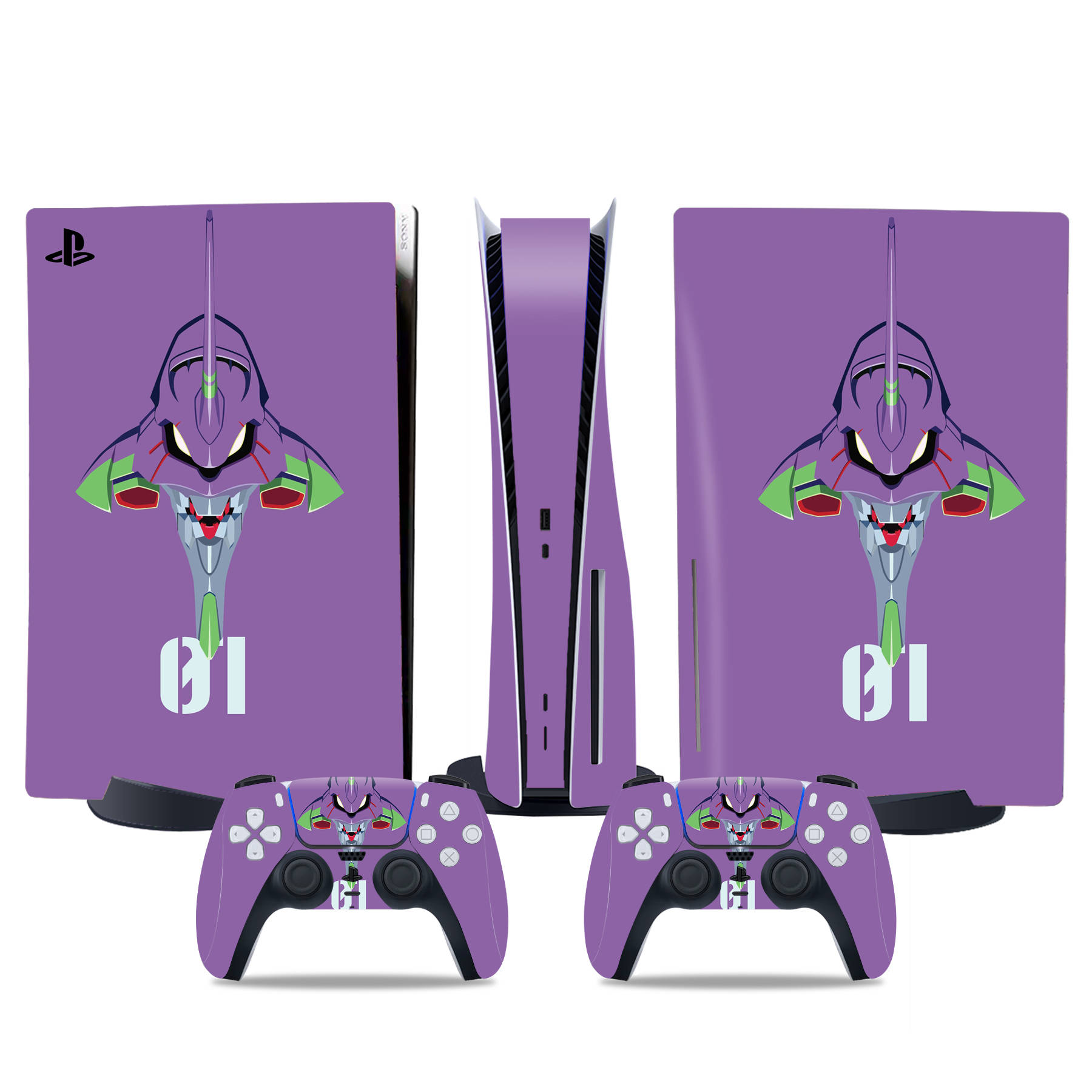 PS5 Disc Edition Skin Decal Sticker, Custom Vinyl Wrap Cover for PS5 Disc sticker TN-DiskPS5-4739