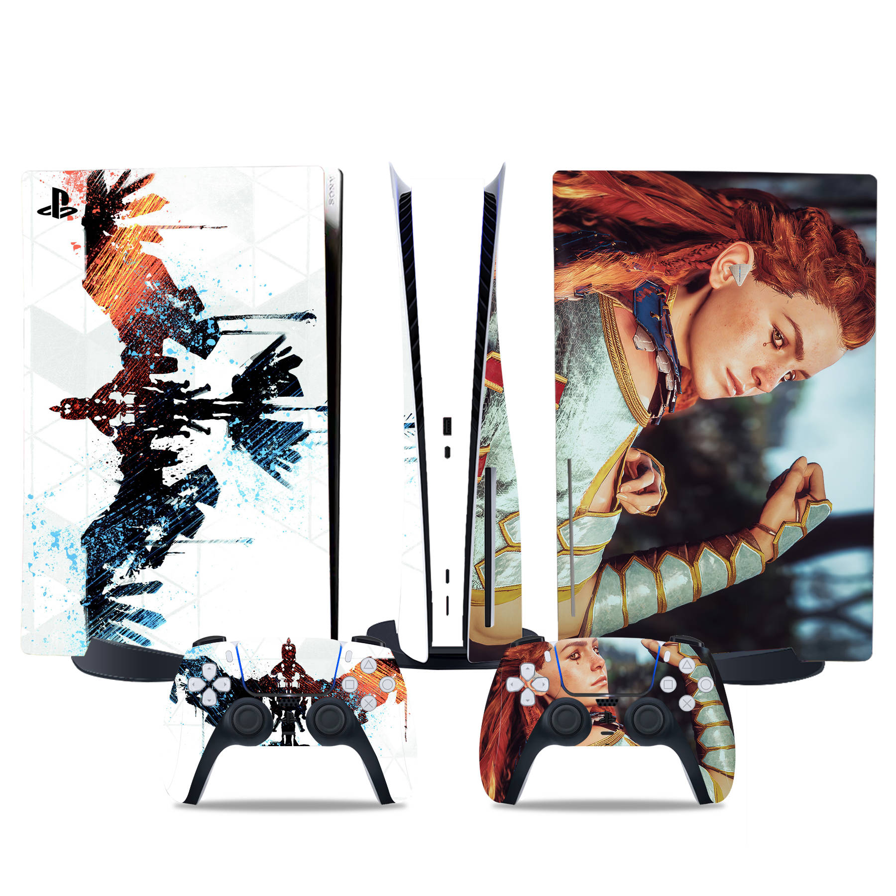 PS5 Disc Edition Skin Decal Sticker, Custom Vinyl Wrap Cover for PS5 Disc sticker TN-DiskPS5-4750