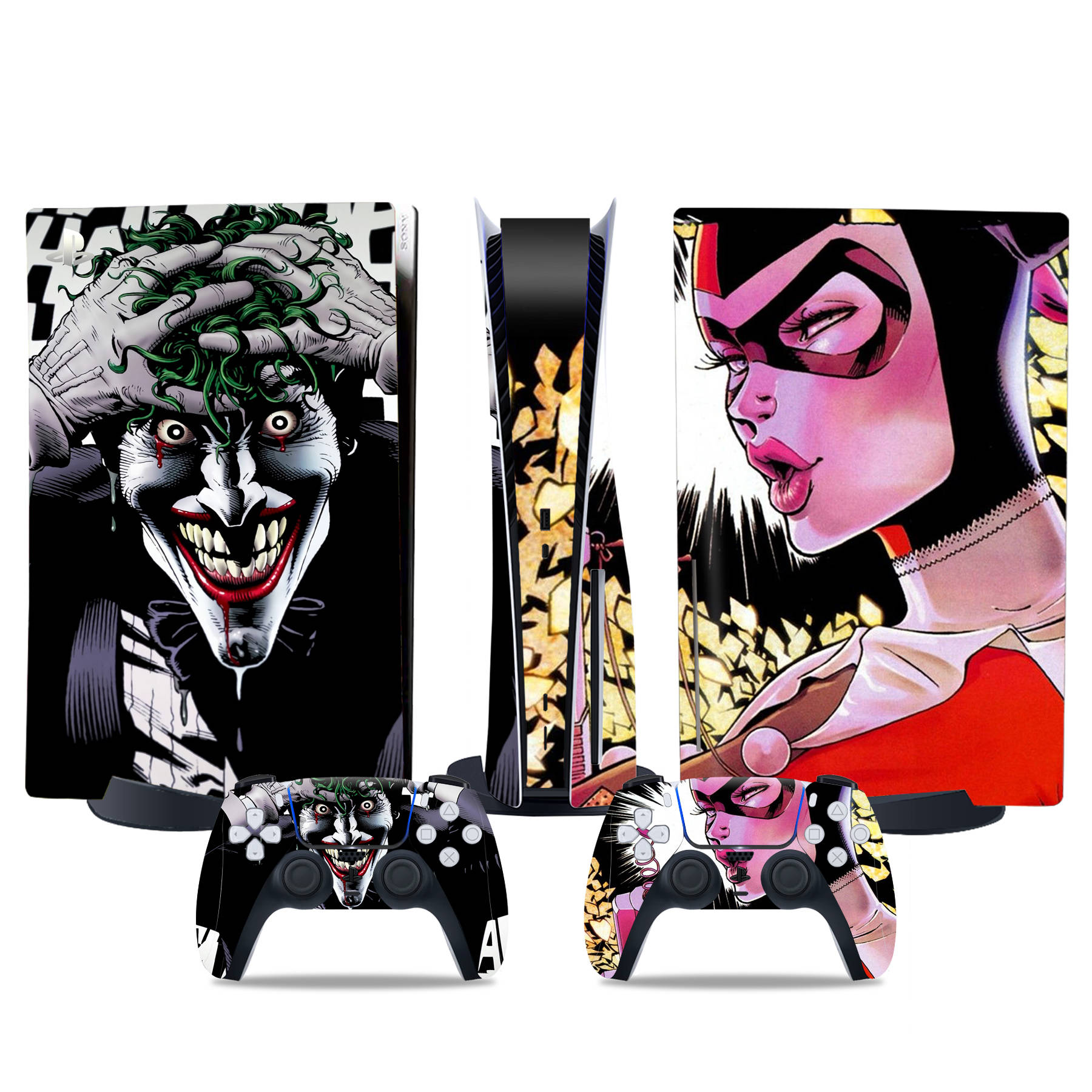 PS5 Disc Edition Skin Decal Sticker, Custom Vinyl Wrap Cover for PS5 Disc sticker TN-DiskPS5-4760