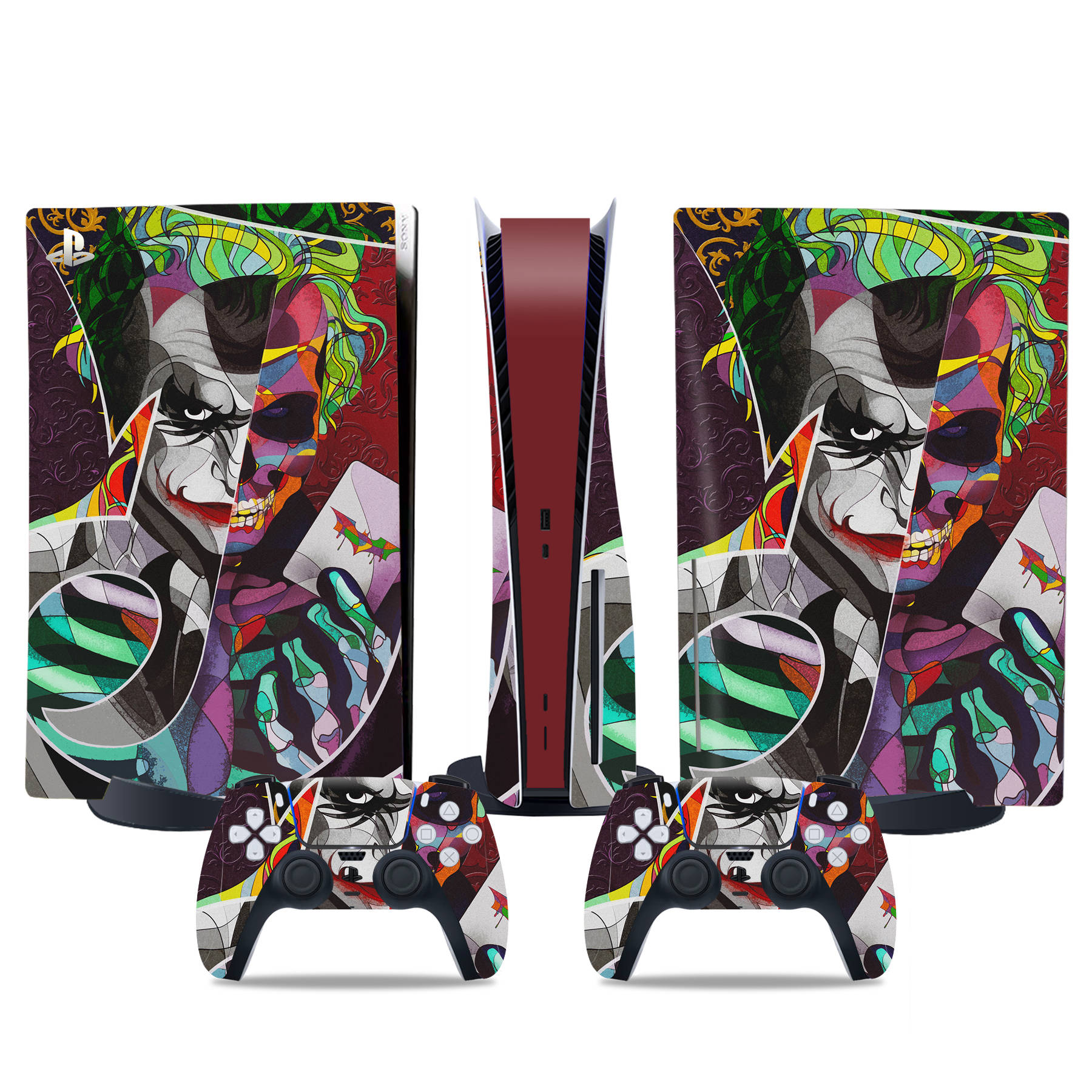 PS5 Disc Edition Skin Decal Sticker, Custom Vinyl Wrap Cover for PS5 Disc sticker TN-DiskPS5-4764