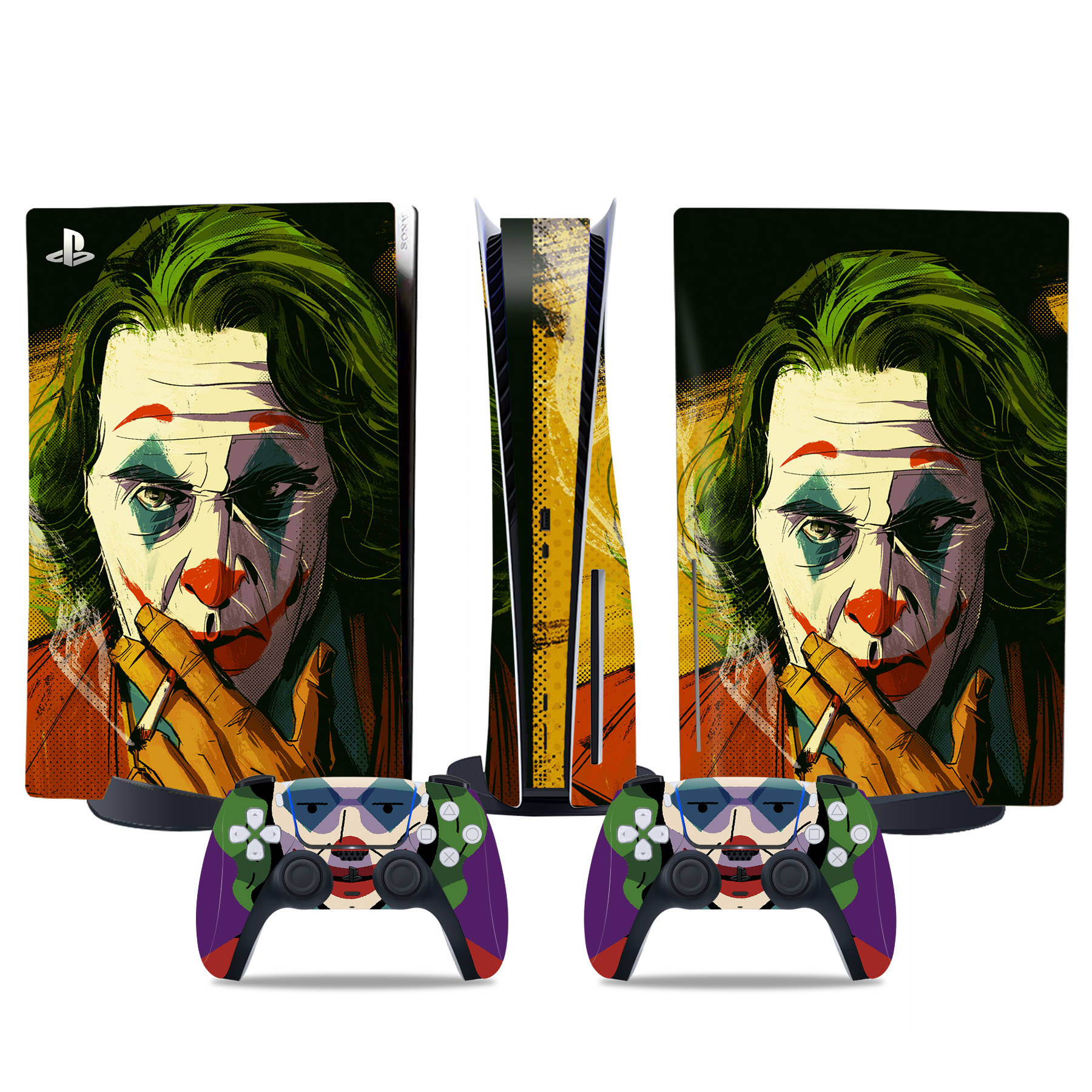 PS5 Disc Edition Skin Decal Sticker, Custom Vinyl Wrap Cover for PS5 Disc sticker TN-DiskPS5-4772