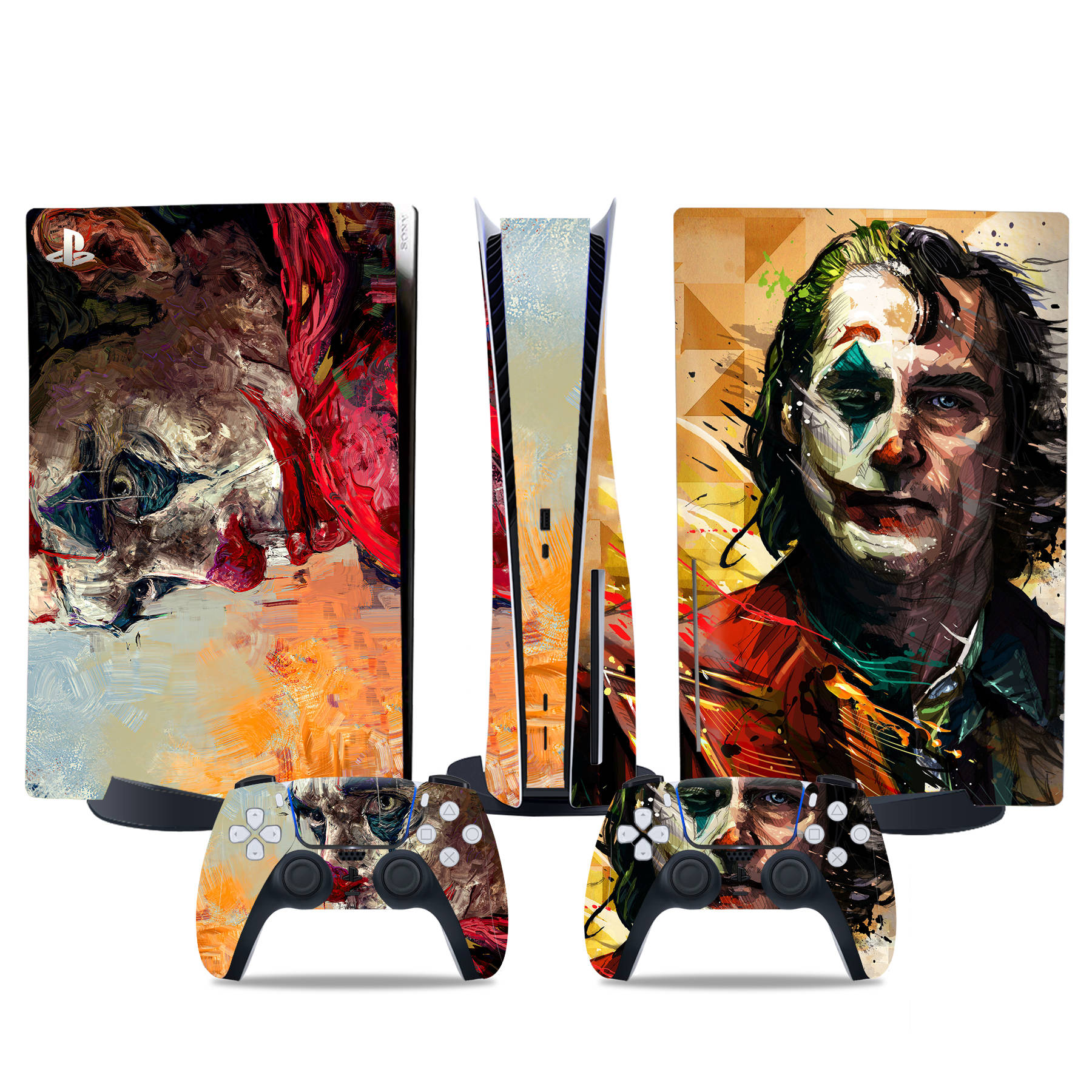 PS5 Disc Edition Skin Decal Sticker, Custom Vinyl Wrap Cover for PS5 Disc sticker TN-DiskPS5-4773