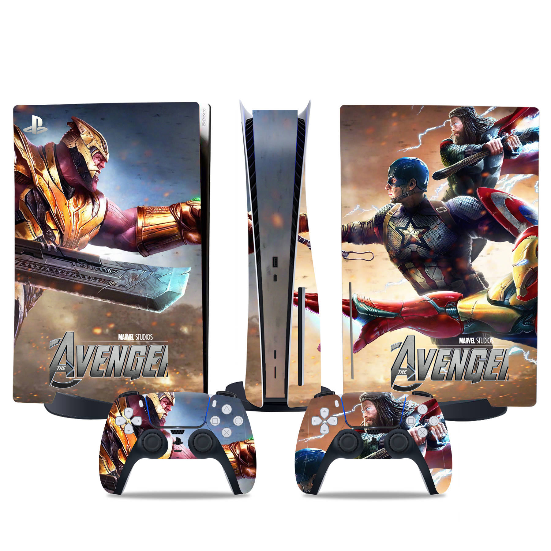 PS5 Disc Edition Skin Decal Sticker, Custom Vinyl Wrap Cover for PS5 Disc sticker TN-DiskPS5-4787