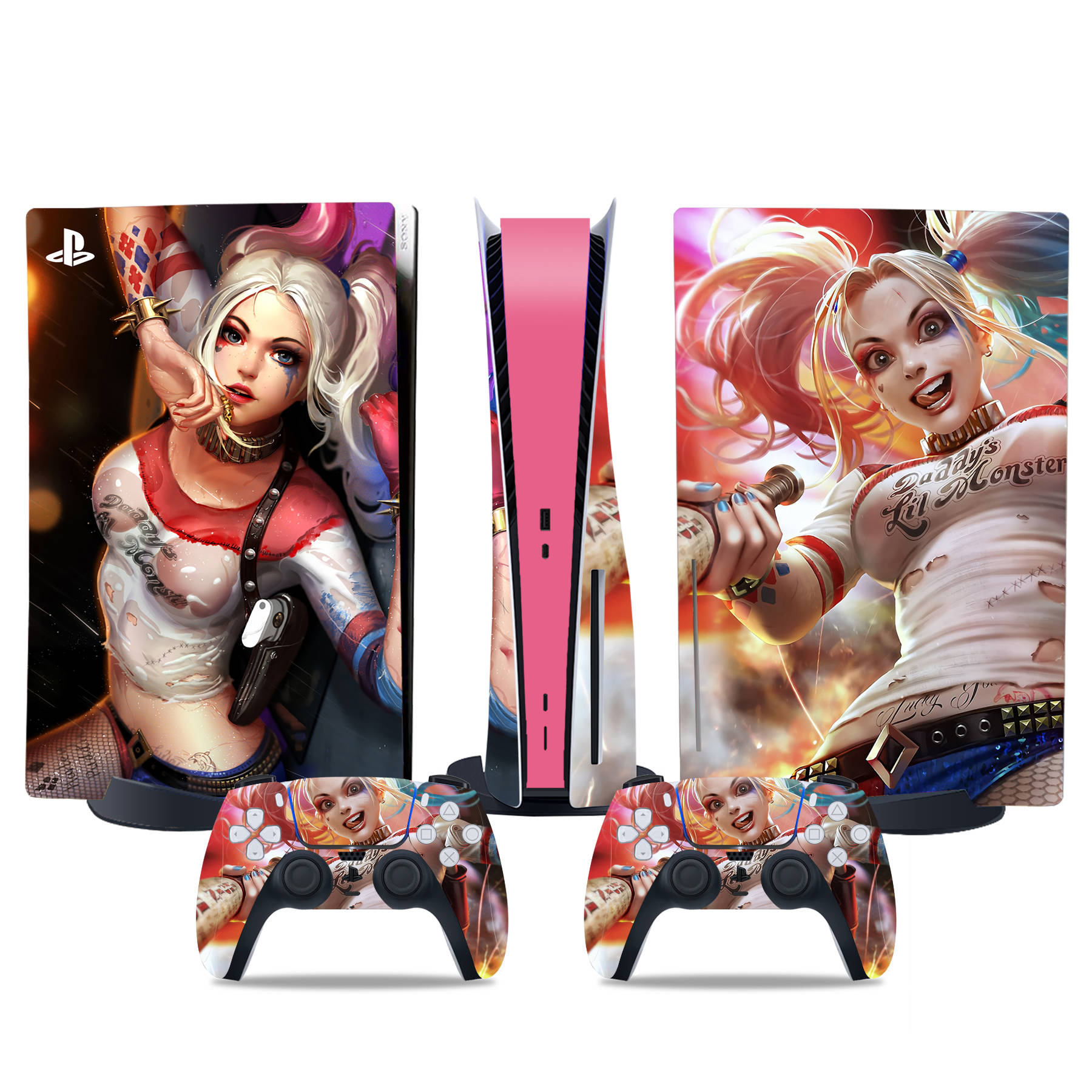 PS5 Disc Edition Skin Decal Sticker, Custom Vinyl Wrap Cover for PS5 Disc sticker TN-DiskPS5-4822