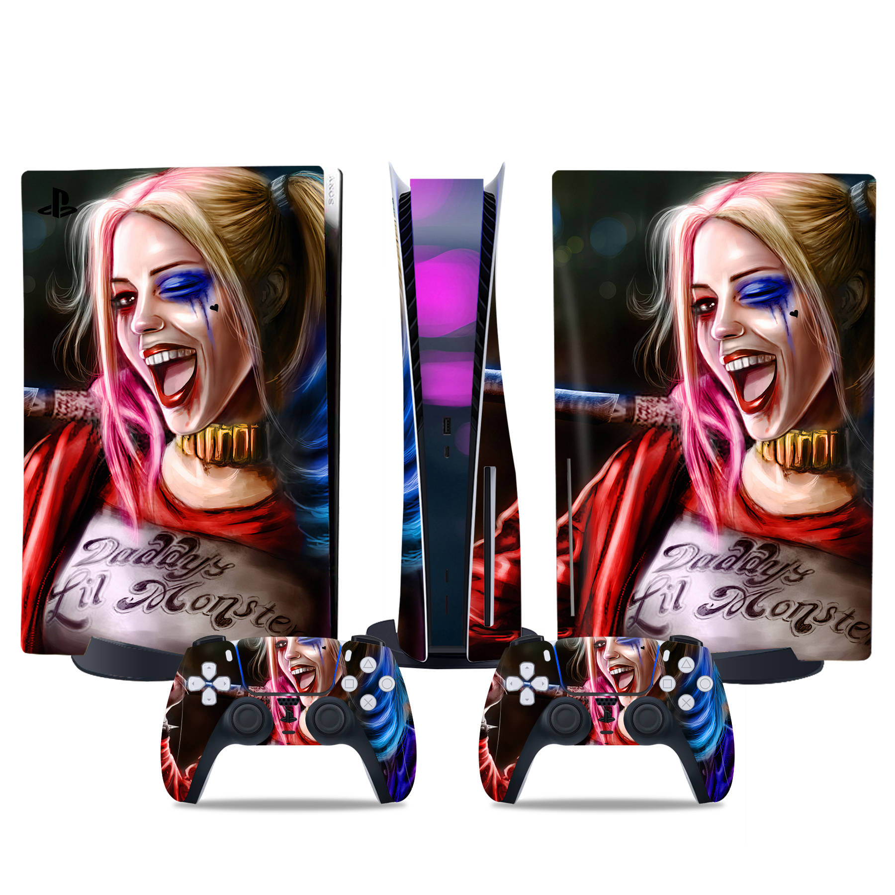 PS5 Disc Edition Skin Decal Sticker, Custom Vinyl Wrap Cover for PS5 Disc sticker TN-DiskPS5-4829
