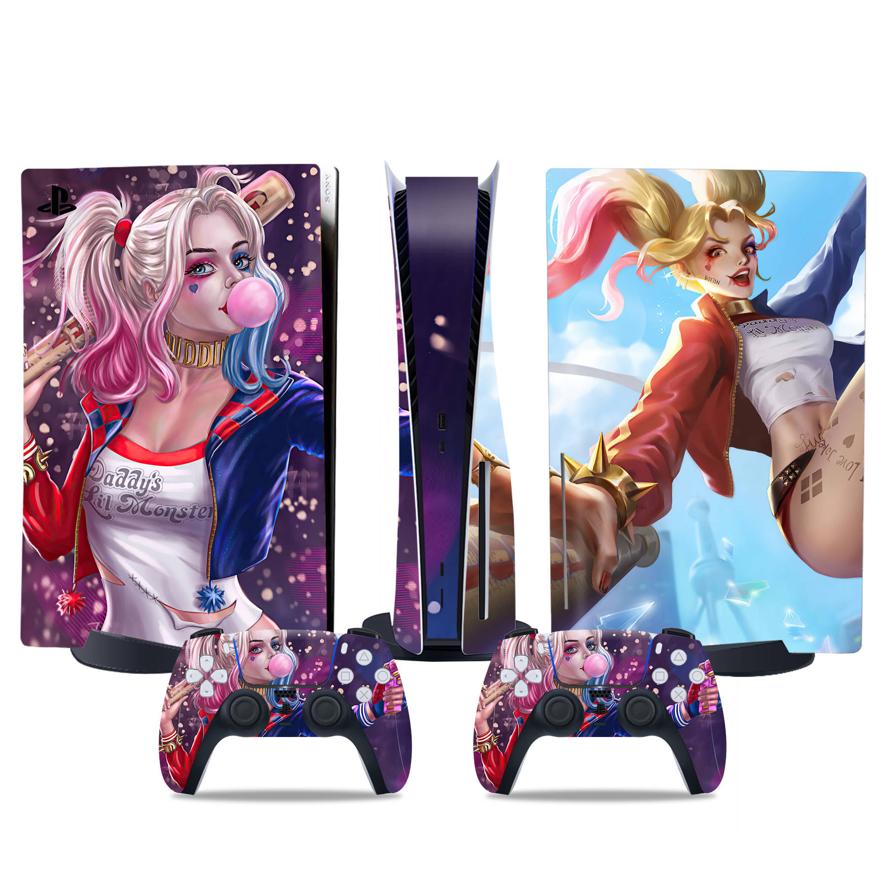 PS5 Disc Edition Skin Decal Sticker, Custom Vinyl Wrap Cover for PS5 Disc sticker TN-DiskPS5-4830