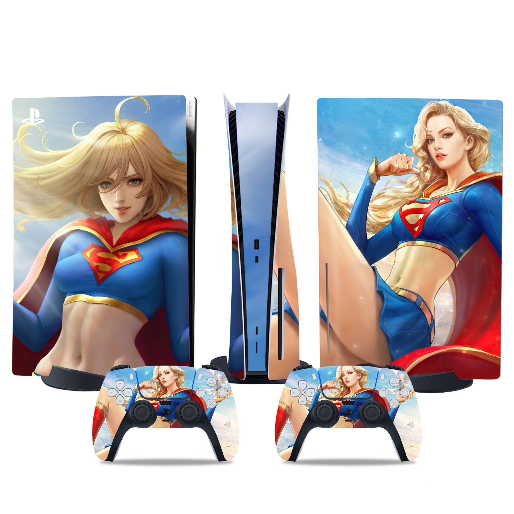 PS5 Disc Edition Skin Decal Sticker, Custom Vinyl Wrap Cover for PS5 Disc sticker TN-DiskPS5-4833