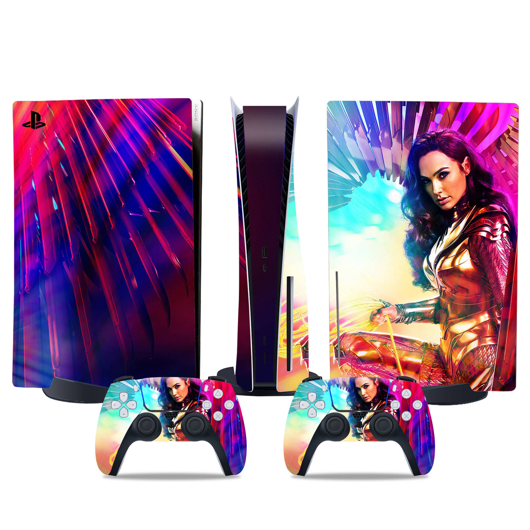 PS5 Disc Edition Skin Decal Sticker, Custom Vinyl Wrap Cover for PS5 Disc sticker TN-DiskPS5-4841