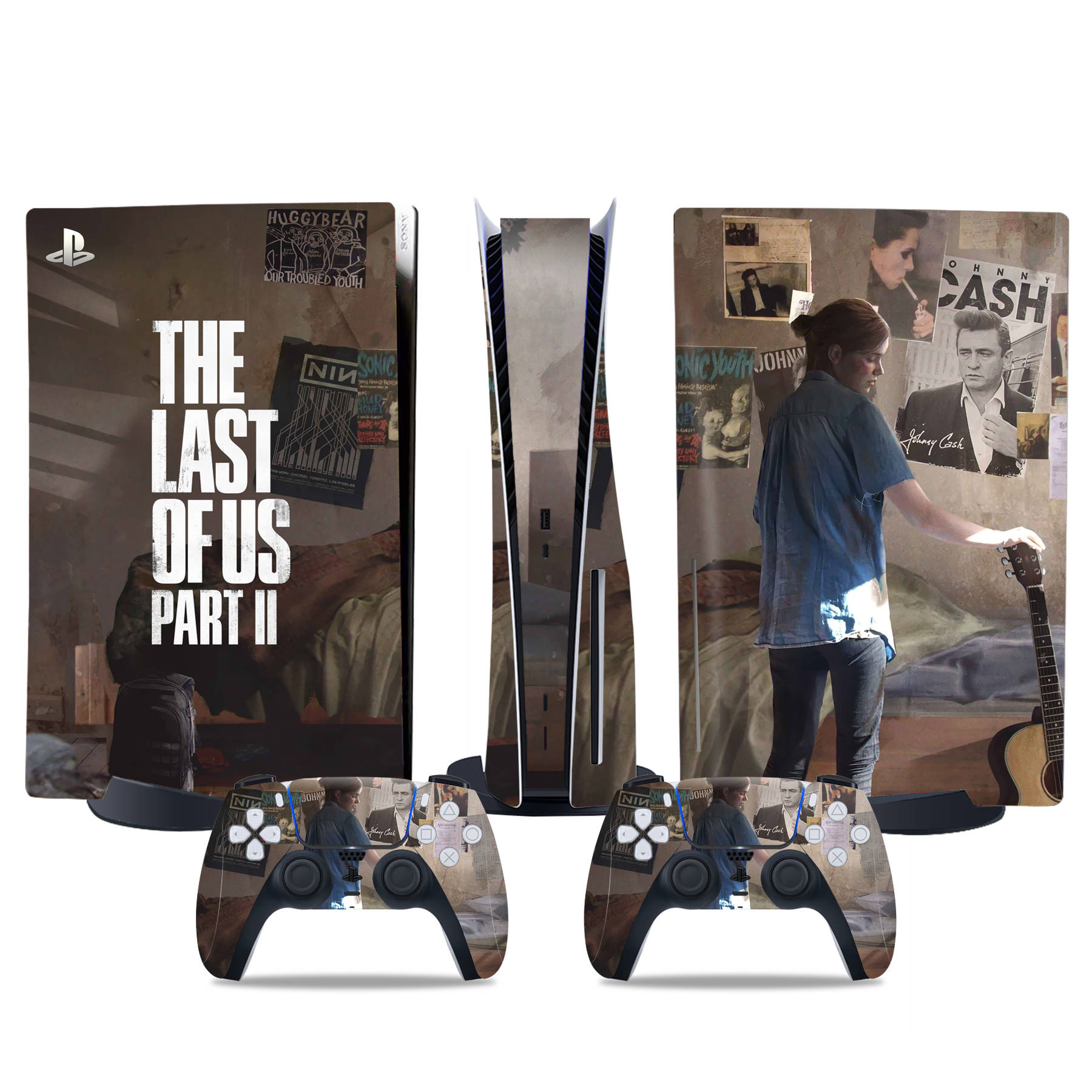 PS5 Disc Edition Skin Decal Sticker, Custom Vinyl Wrap Cover for PS5 Disc sticker TN-DiskPS5-4857
