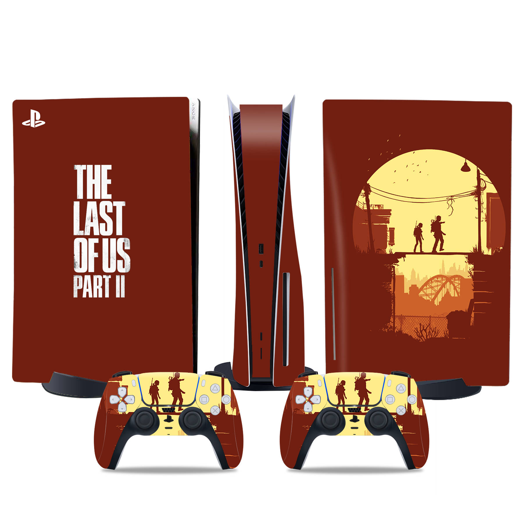 PS5 Disc Edition Skin Decal Sticker, Custom Vinyl Wrap Cover for PS5 Disc sticker TN-DiskPS5-4875