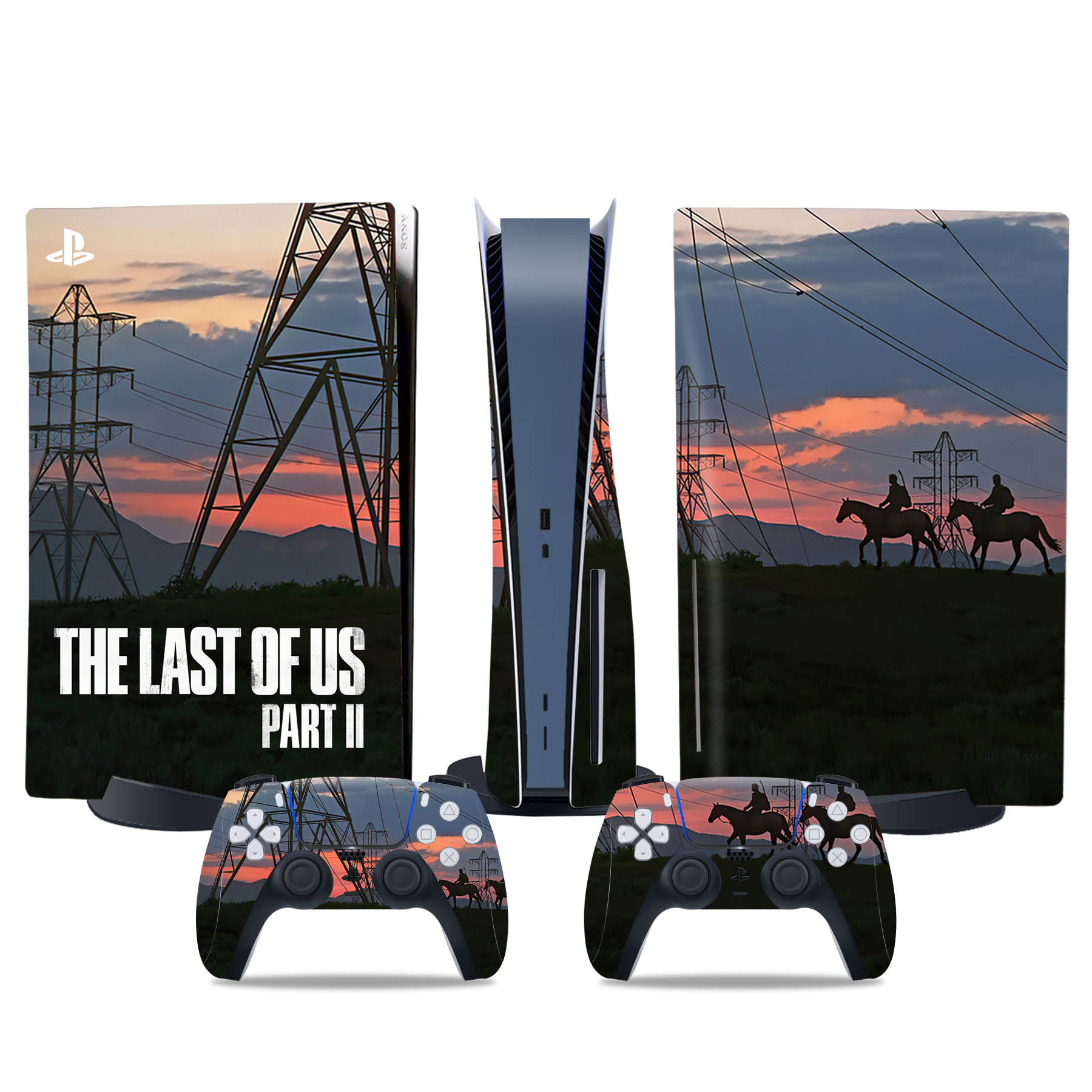 PS5 Disc Edition Skin Decal Sticker, Custom Vinyl Wrap Cover for PS5 Disc sticker TN-DiskPS5-4879
