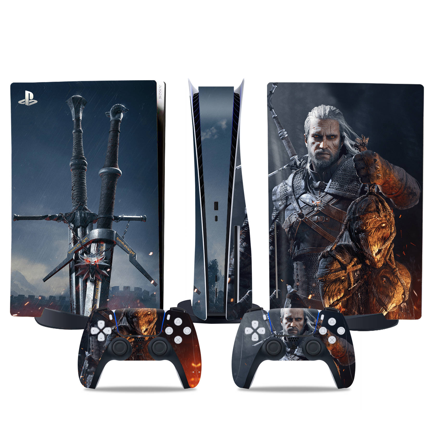 PS5 Disc Edition Skin Decal Sticker, Custom Vinyl Wrap Cover for PS5 Disc sticker TN-DiskPS5-4888