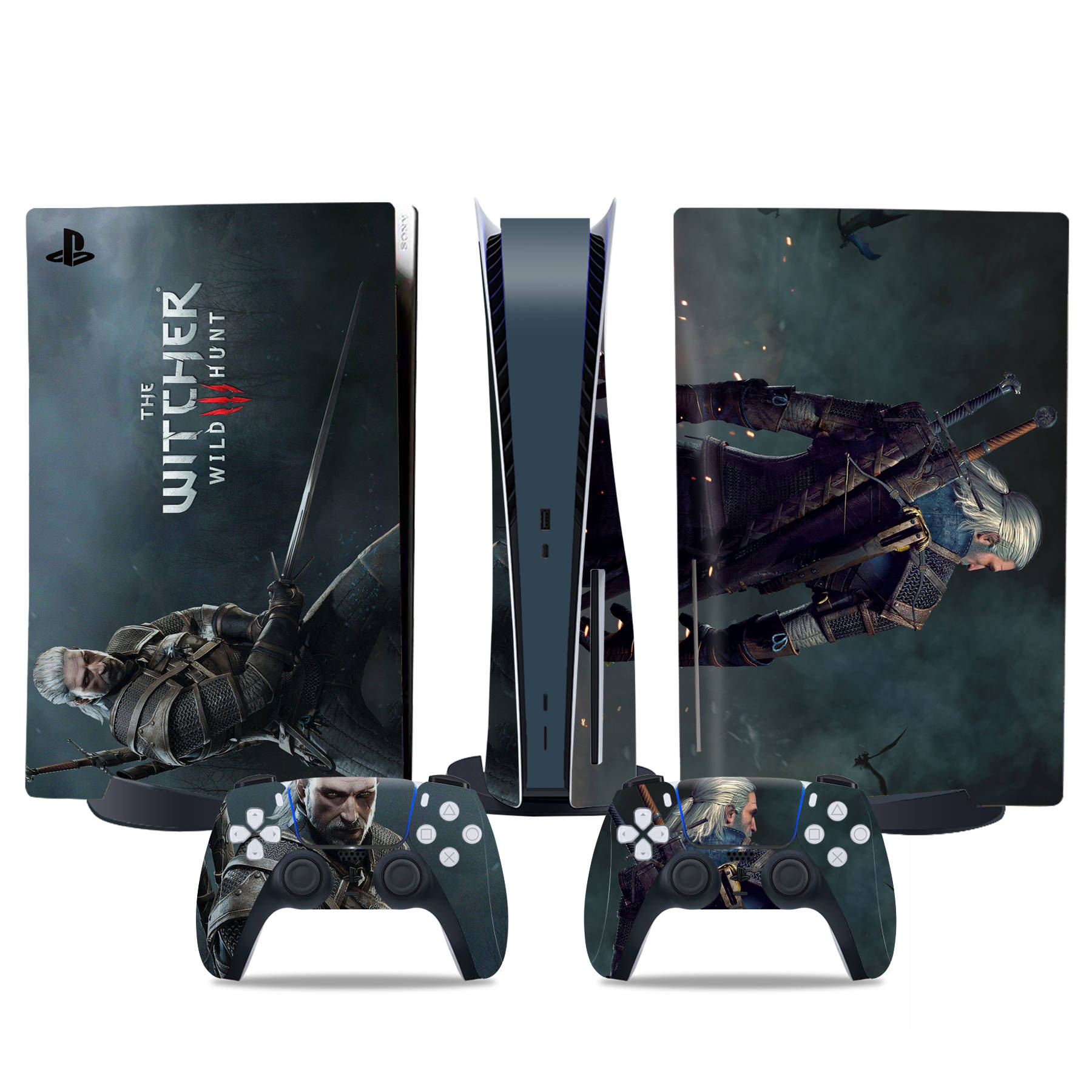 PS5 Disc Edition Skin Decal Sticker, Custom Vinyl Wrap Cover for PS5 Disc sticker TN-DiskPS5-4889