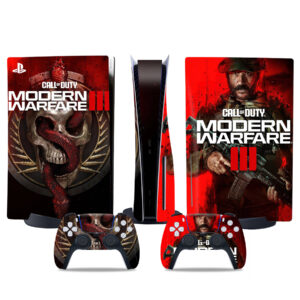 PS5 Disc Version Console and Controllers Skin Vinyl Sticker Decal Cover for PlayStation 5 Console and Controllers TN-DiskPS5-0024