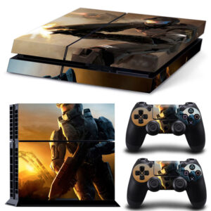 PS4 Console Vinyl Skin Sticker Controle for Playstation Cover skin + 2 Controllers Gamepad Decal TN-PS4-0019