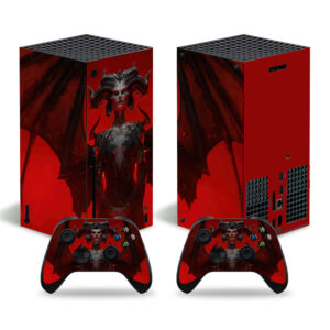 Xbox Series X Disc Whole Body PVC Vinyl Skin Stickers with 2pcs controllers stickers TN-SeriesX-0002