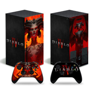 Xbox Series X Disc Whole Body PVC Vinyl Skin Stickers with 2pcs controllers stickers TN-SeriesX-0003