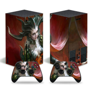 Xbox Series X Disc Whole Body PVC Vinyl Skin Stickers with 2pcs controllers stickers TN-SeriesX-0005