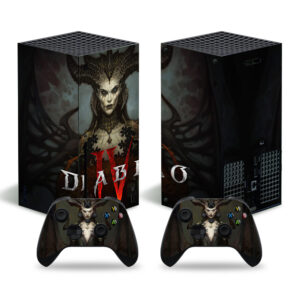 Xbox Series X Disc Whole Body PVC Vinyl Skin Stickers with 2pcs controllers stickers TN-SeriesX-0006