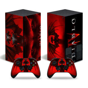 Xbox Series X Disc Whole Body PVC Vinyl Skin Stickers with 2pcs controllers stickers TN-SeriesX-0007
