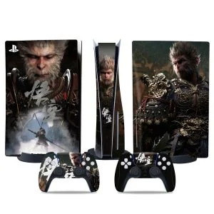 Decal Skin for Ps5 Disk, Whole Body Vinyl Sticker Cover for PlayStation 5 Console and Controller TN-DiskPS5-0004