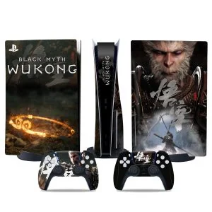 Decal Skin for Ps5 Disk, Whole Body Vinyl Sticker Cover for PlayStation 5 Console and Controller TN-DiskPS5-0005