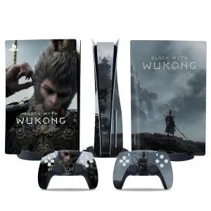 Decal Skin for Ps5 Disk, Whole Body Vinyl Sticker Cover for PlayStation 5 Console and Controller TN-DiskPS5-0002